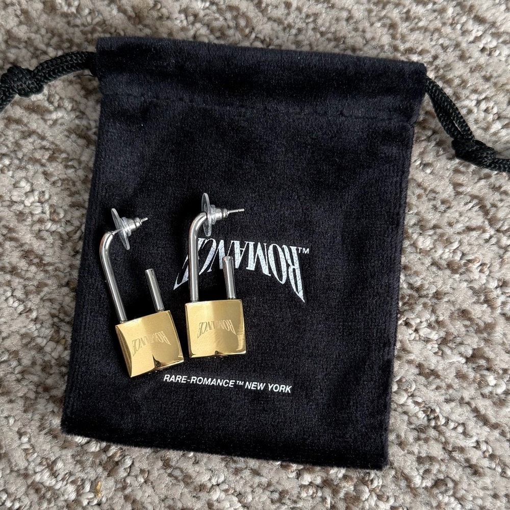 Rare Romance Gold and Silver Earrings